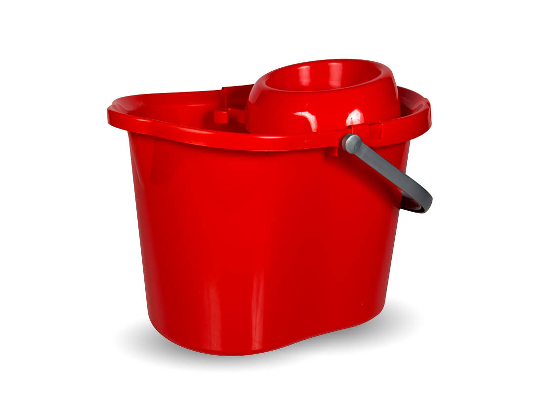 Oval bucket 15 lt. with wringer