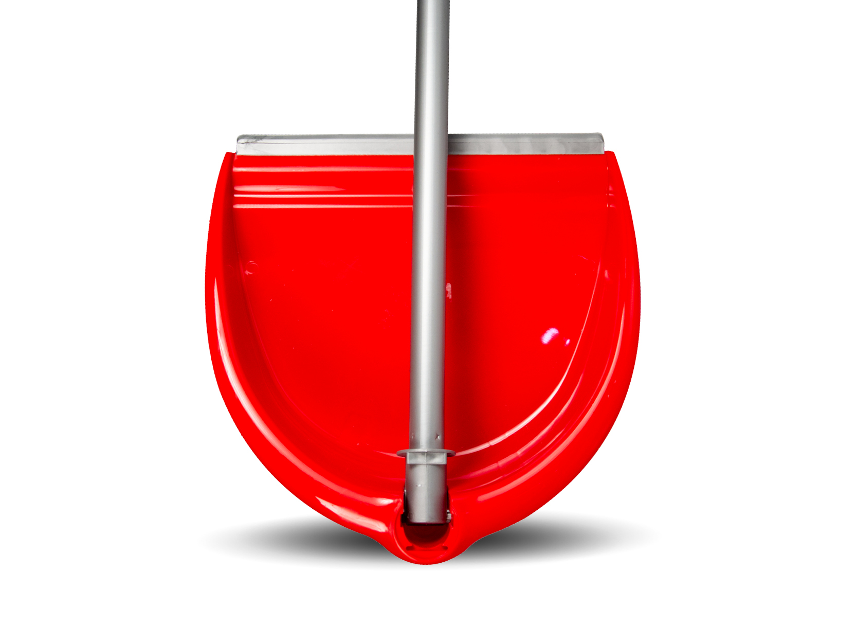 Dustpan with rubber, with flexible junction and metallic handle 80 cm.